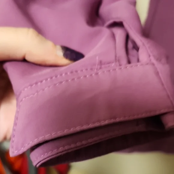 Choco Pie Purple Hooded Softshell Coat - Picture 6 of 7